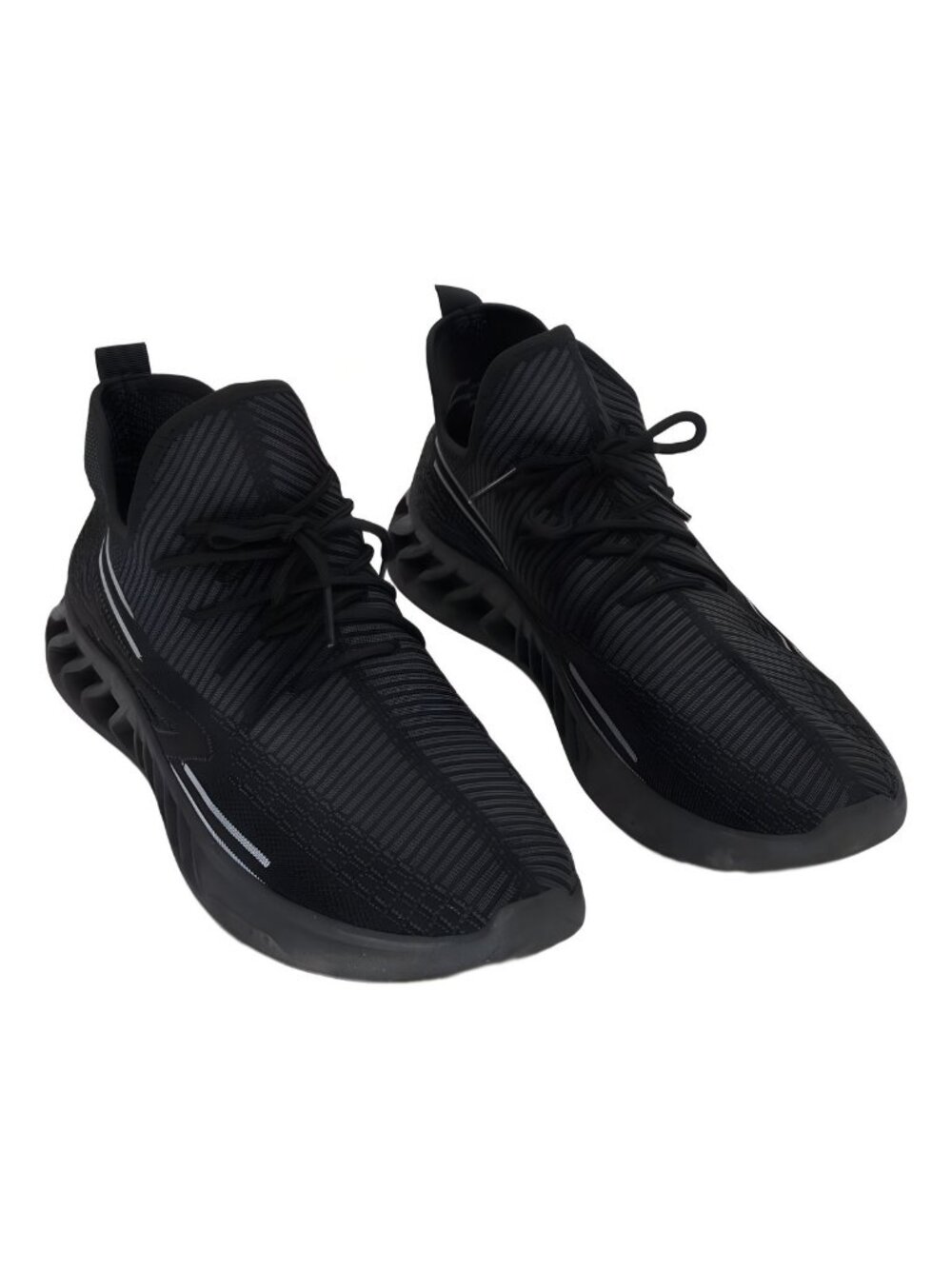 Akademiks Men's Fit Fashion 2.0 Sneaker Jogger Knit Black Size 13M EU 47
